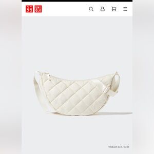 Uniqlo Round Shoulder Bag | Quilted - NWT!